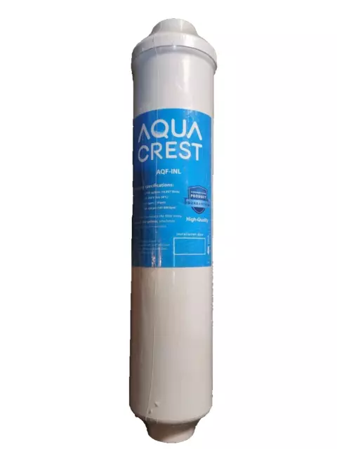 1 PK AQUA CREST AQF-INL Inline Refrigerator Ice Maker Water Filter RO FREE SHIP!