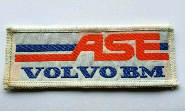 ASE Volvo BM - Construction Vehicles - Cloth Badge Patch - Dumper Truck - digger