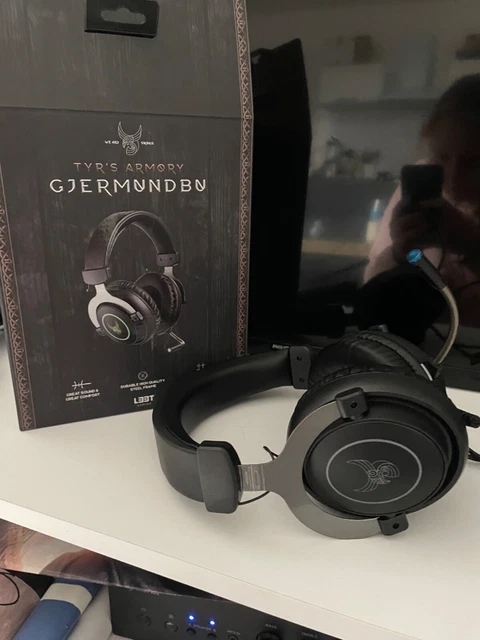 L33T GJERMUNDBU GAMING Headset 50Mm Driver Led Black EUR 22 00