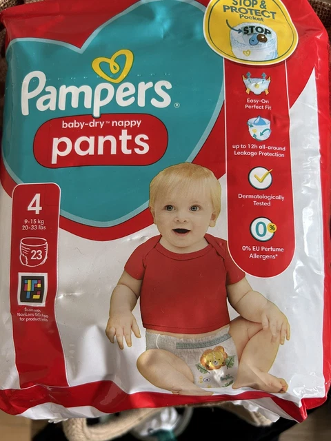 Baby Nappy Pants Size 4 (9-14 Kg) - 58 Pack