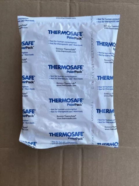 3 ~ ThermoSafe Polar Pack Foam Bricks Freezer Cold Ice Packs (8"x5.5"x1")