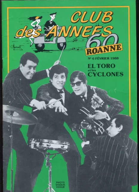 CLUB DES ANNÉES 60 - N°6 - EL TORO et les CYCLONES - FRANÇOISE HARDY - Neuf