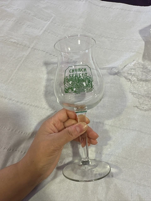 VINTAGE Rosie O'Gradys Good Time Emporium Tulip Wine Glass Orlando Florida