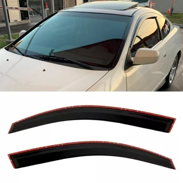 Window Visor Door Vent Lid Sun Deflector Rain Lip Guard FOR RSX 02 03 04 05 06