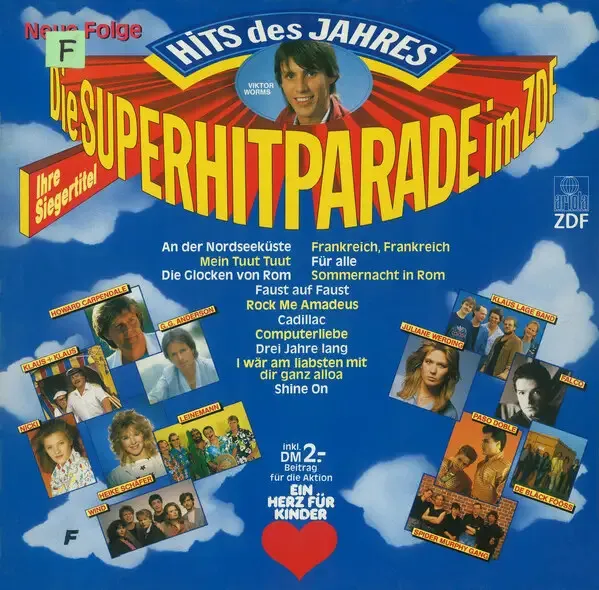 LP Viktor Worms, Howard Carpendale, G.G. Anderson, a.o. Die Super-Hitparade Im