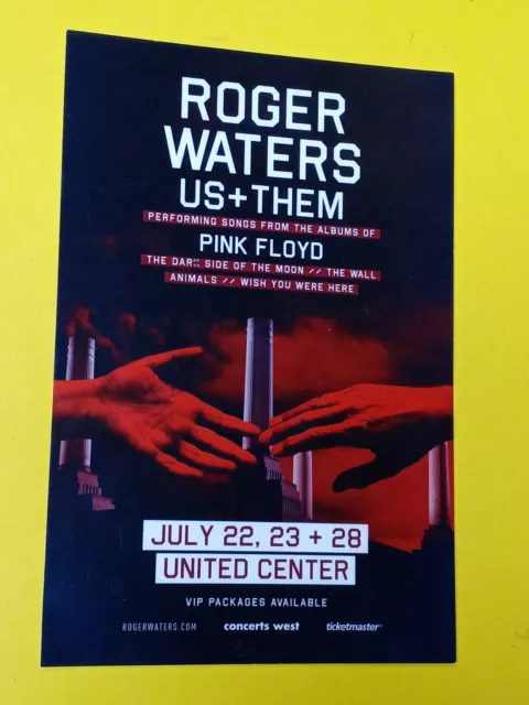Pink Floyd'S Roger WaterS US + Them Tour 2017 HandbiLL
