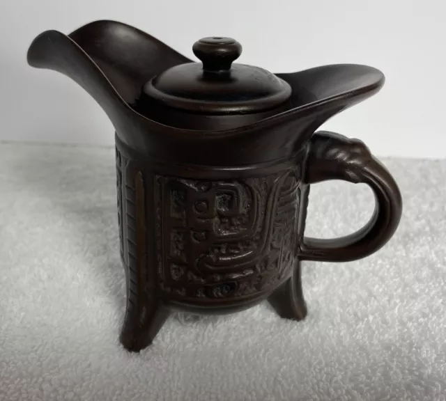 Teapot Small Chinese Yixing Zisha Clay Pottery Miniature Teapot W/ Makers Mark