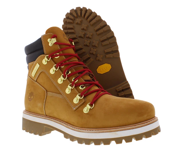 TIMBERLAND 6 IN Premium Vibram Mens Shoes Size 9.5, Color Wheat Nubuck