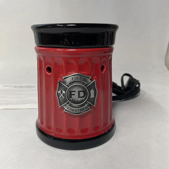 NEW SCENTSY FIREFIGHTER FullSize Electric Wax Warmer Fire Department