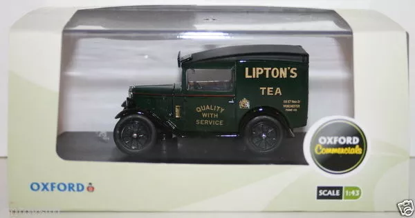 Oxford Diecast 1/43 Scale Asv003 - Austin Seven Rn Van - Liptons Tea