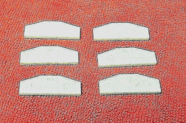 Rotor Vanes for  Ingersoll Rand 231 and similar - 1/2" impact  6vanes