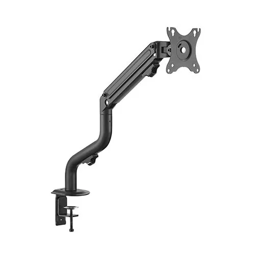 Single Arm Lcd Monitor Desk Mount Bracket Stand Swivel Spring Assisted 17-32"