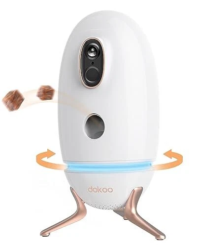 Dog Camera with Treat Dispenser, 330° View 2K/4MP HD Pet Camera with Treat
