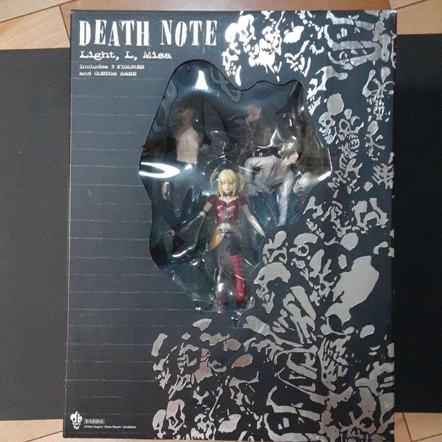 DEATH NOTE DEATH BOX Art Book Figure Light Kira L Misa opend £119.03 ...