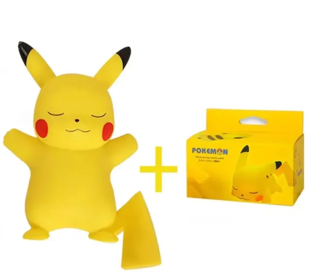 Pokemon Pikachu Luce notturna incandescente Bambini giocattolo Pokemon  Pikachu Simpatico comodino lampada Regalo di compleanno per bambini