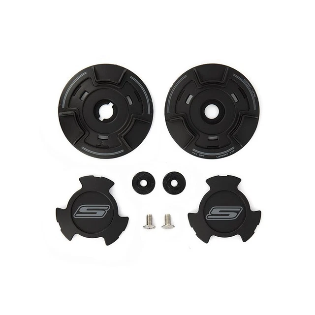 Platine d'ecran + Vis - Casque Jet S749 - Noire