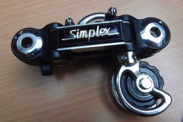 Dérailleur Arrière Simplex Prestige Neuf - Pour Vélo De Route Ancien - Couleur Noir - Fabriqué En France
