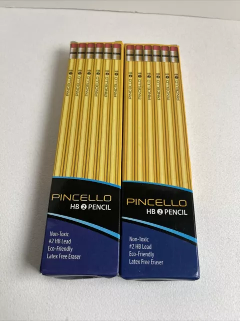 Pincello HB 2 Pre sharpened 12 count box of pencils Non toxic
