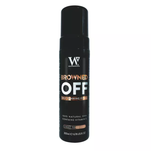 Self Tanning Mousse- Streak Free Fake Tan  Light to medium - Body Tanning Mousse