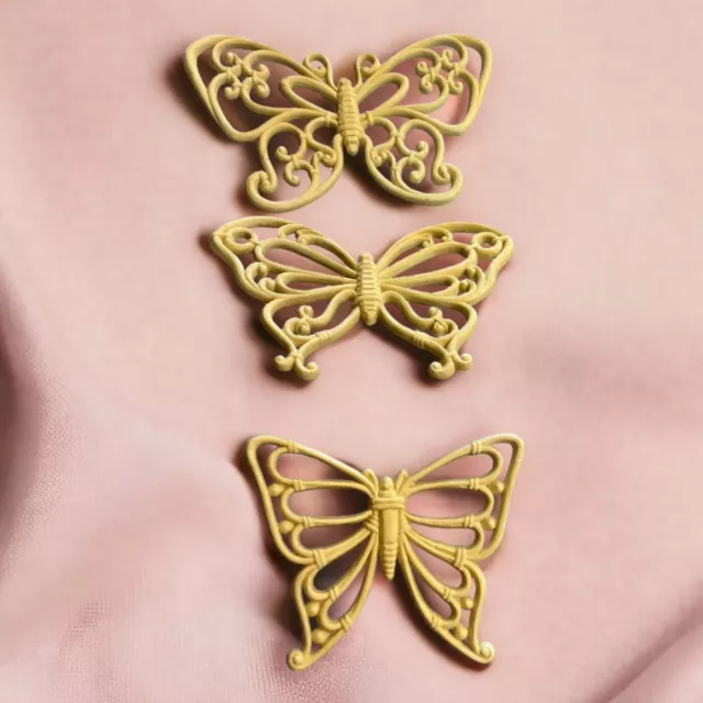 MCM Vintage HOMECO Paintable Butterfly Wall Decor SET OF 3
