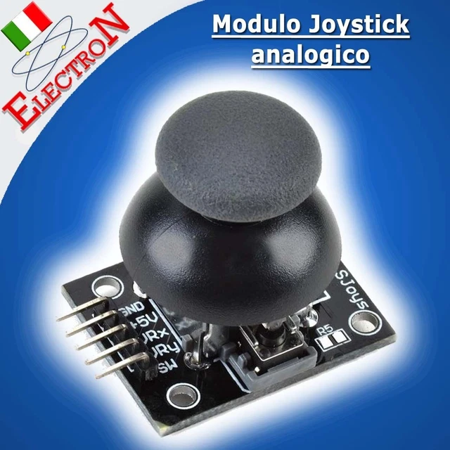 MODULO JOYSTICK ANALOGICO X-Y joypad PS2 Arduino Pic Atmega Raspberry ...