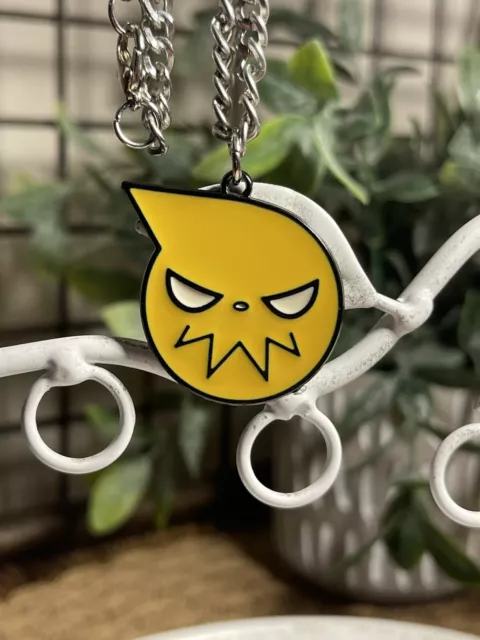 Anime, Soul Eater Death The Kid, Cosplay Jewelry, Metal Pendant & Chain Necklace