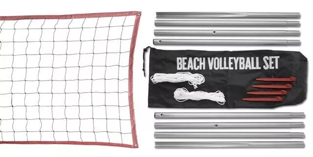 beach volley set rete e pali