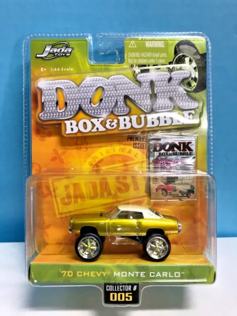 Donk Box & Bubble 1986 Chevy Monte Carlo Vehicle Jada Toys 2006 No. 53030  NRFB