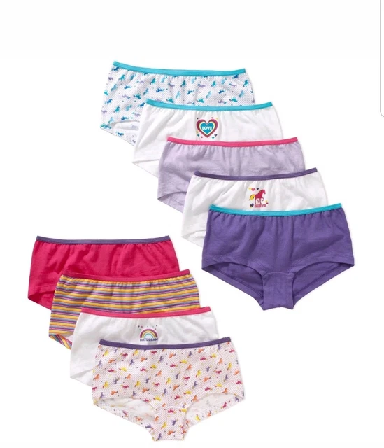 NWT SIZE 10 Faded Glory 9 pk Girls Boy Short Panties Underwear ASSORTED COLORS NWT SIZE 10 Faded Glory 9 pk Girls Boy Short Panties Underwear ASSORTED COLORS