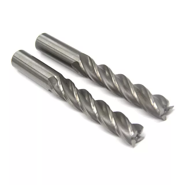 HSS End Mill 4 Flute 3mm-25mm Slot Drill 60mm-300mm Long Milling Tool