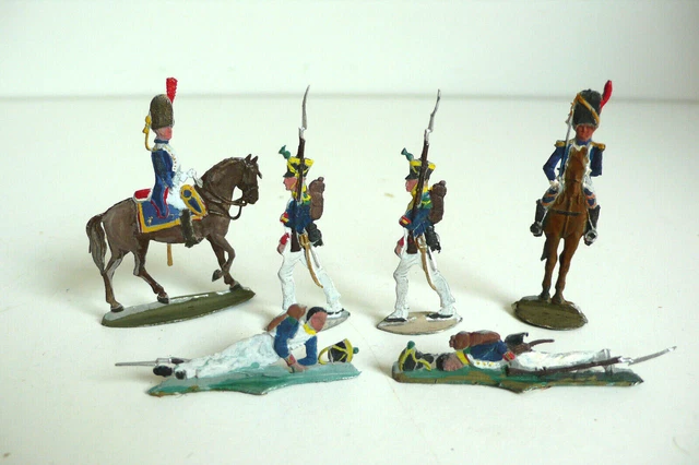 Lot De 61 Soldats De Plomb à Peindre - Lanciers Du XVIème - échelle 1:50 (35mm) - Neufs