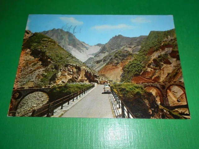 Cartolina Carrara - Cave - Ponti di Vara 1967