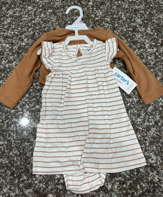 Carters Baby Girl 2 Piece Set- Size 9 Months