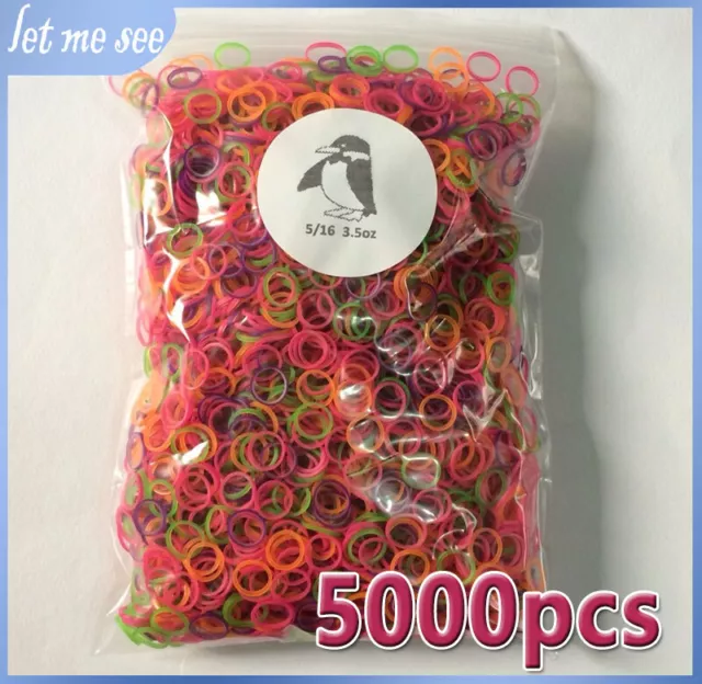 5000 Dental Orthodontic Rubber Bands Ortho Elastics Latex Braces 15 Sizes Choice