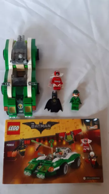 The LEGO Batman Movie Set 70903 The Riddler Riddle Racer Set Near Complete