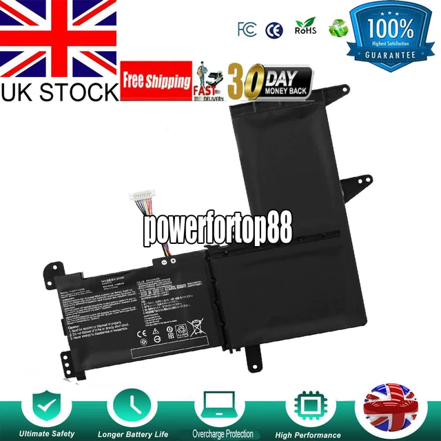 Batería 42Wh B31N1637 Para ASUS VivoBook S15 S510, X510, F510 – 11.52V 3653mAh – Compatible Con K510, S510UA, X510UA Y Más – KYUER