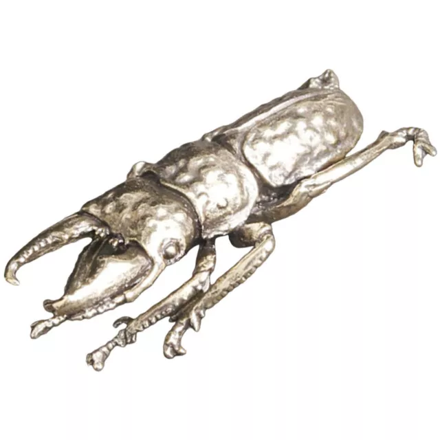 Beetle Ornaments Brass Small Animal Figurines Miniature Home