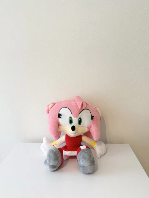 SONIC THE HEDGEHOG Amy Rose Plush Toy Pink 12” £14.99 - PicClick UK