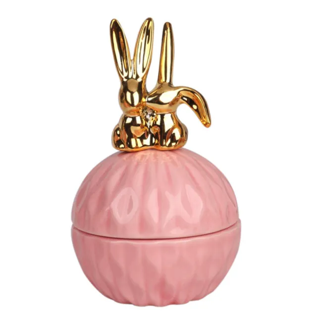 Ceramic Candy Bottle Snacks Easter Egg Trinket Cookie Jar Baby Jewelry Box