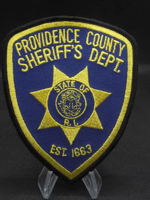 Providence County Rhode Island Teardrop Sheriff Dept Shoulder Patch 5x4