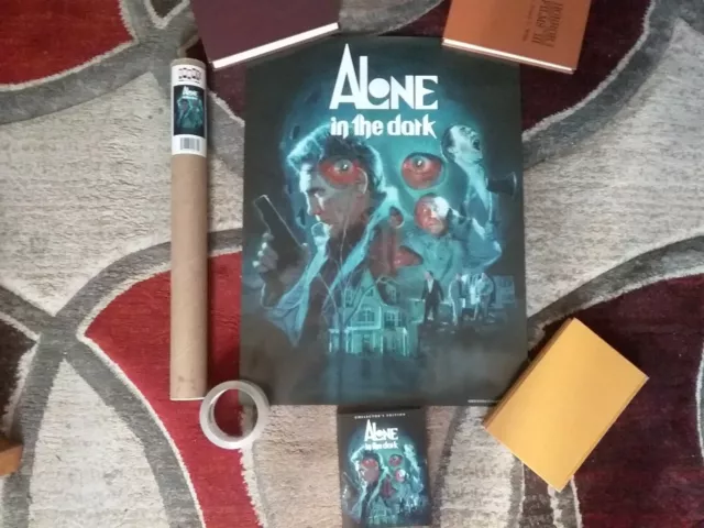 Alone In The Dark Collectors Edition Blu Ray With Slipcover, Ltd. Poster New
