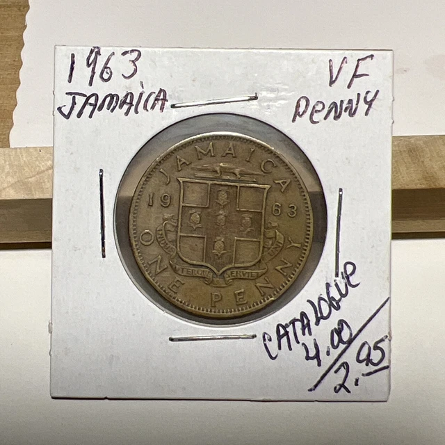 1963 Jamaica 1 Penny VF