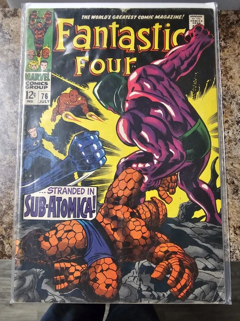 Fantastic Four #76 (1968) Galactus & Silver Surfer Appearance Marvel Comics F