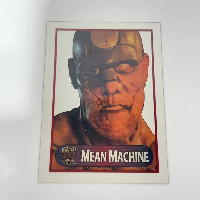 1996 Edge Mean Machine Judge Dredd Transparent Trading Card NM