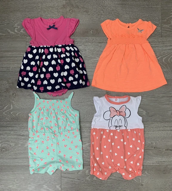 Baby Girls Summer Bundle 0-3Months x4