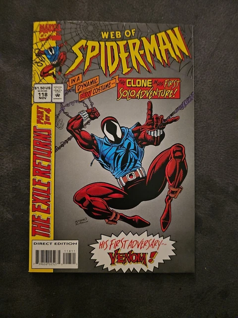 WEB OF SPIDER-MAN #118 Nov (Marvel,1994) 1st Ben Reilly Solo Story ...
