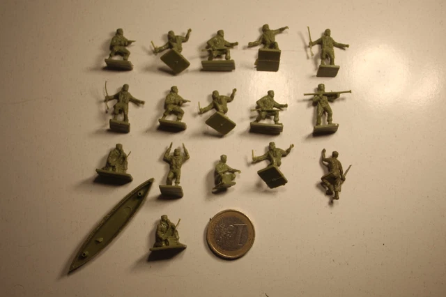 Lot De 2 Boîtes De Soldats Commandos Britanniques Heller 1/72 - Réf. 79632, Occasion Comme Neuf