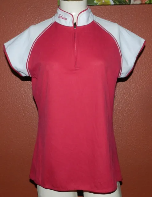 Women's Red Schwinn Cycling Jersey Size Medium Sleeveless