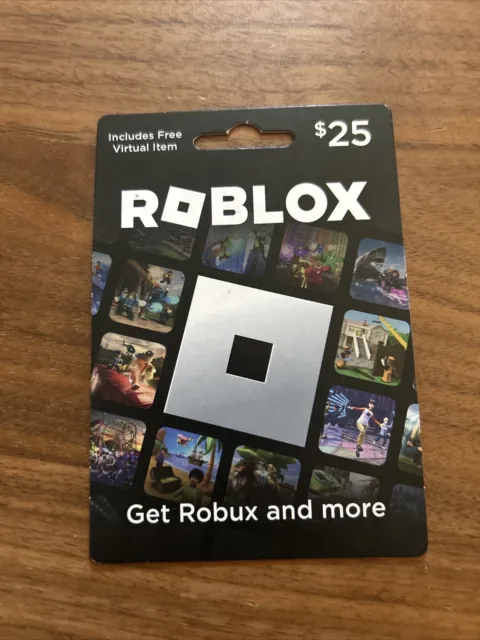 Roblox Physical Gift Card [Includes Free Virtual Item]