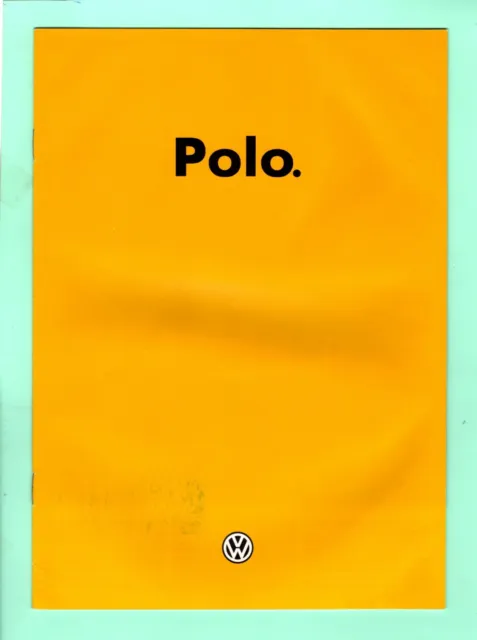 ▬► Prospectus Brochure Catalogue VW VOLKSWAGEN Polo 08/84 1984 Voiture 20p + 2p